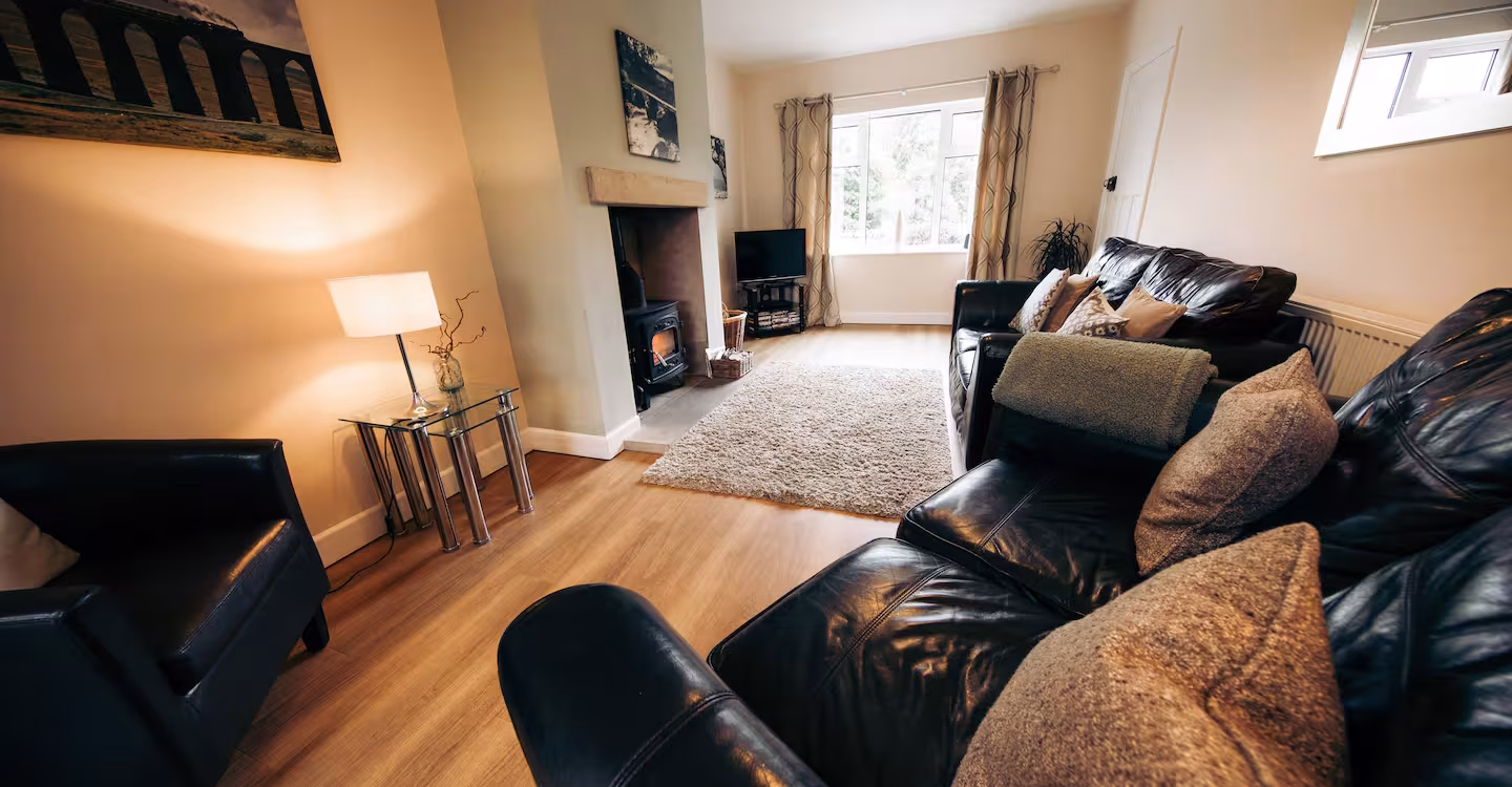 Living room of No4 Helwith Bridge